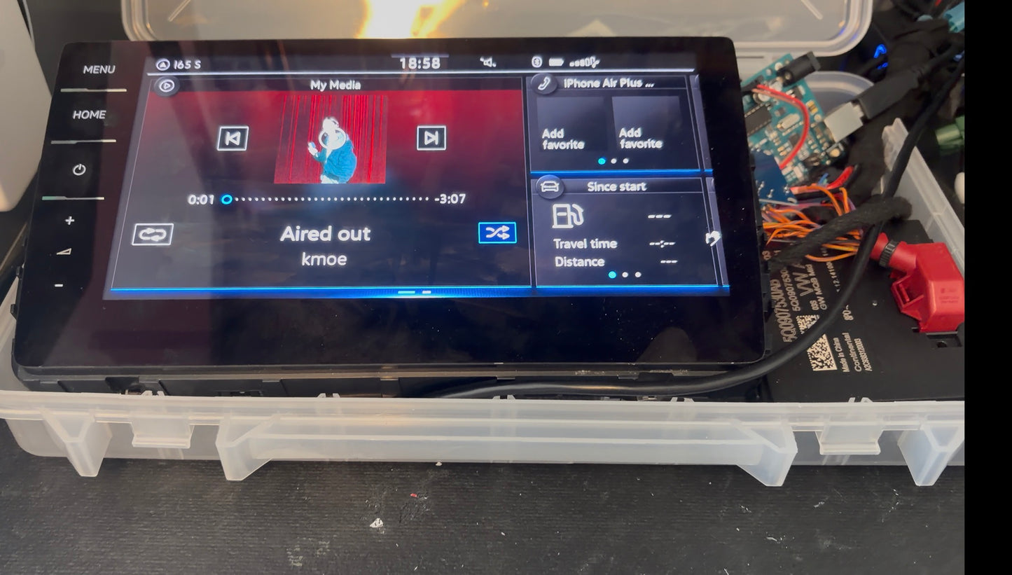 VW MIB3 Glovebox Unit – Plug & Play Upgrade